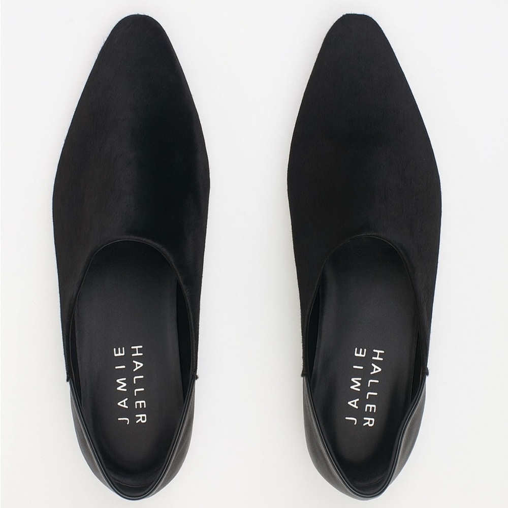 Jamie Haller Suede Black Mules 37/7